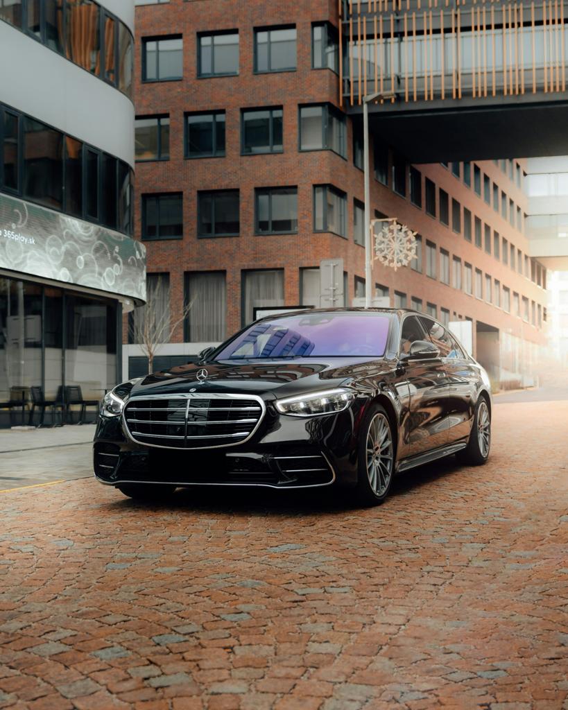 Mercedes In A City